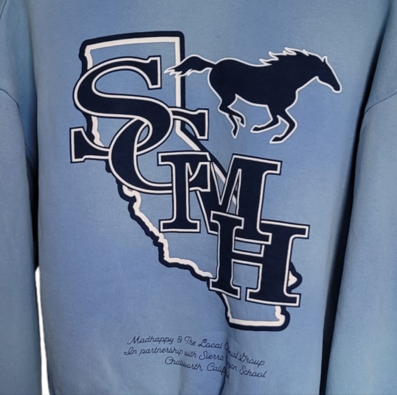🆕️ Madhappy Sierra Canyon Trailblazers Collab Crewneck Pullover Sweatshirt - Picture 9 of 11